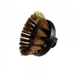 Large Round Brass Brush